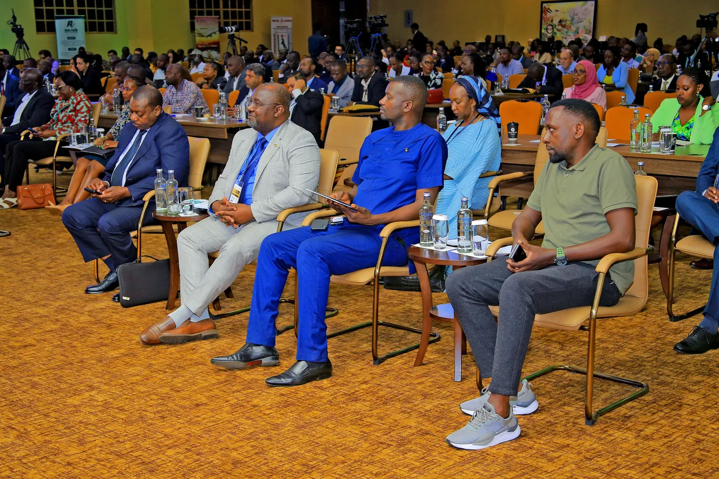 Delegates seated in the main hall at a previous Uganda-UAE Business Forum
